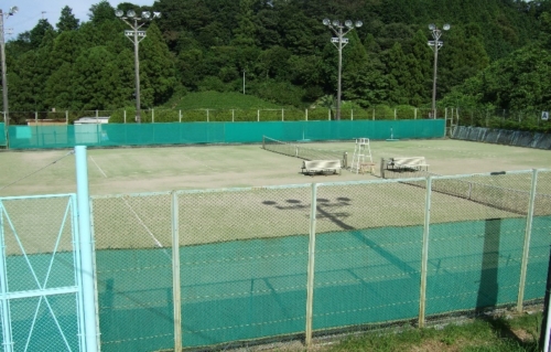 菊川市 和田公園 テニスコート