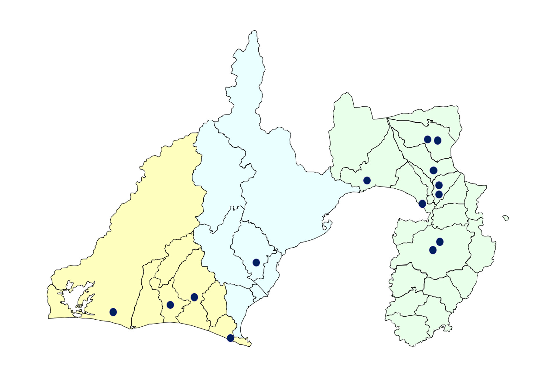 静岡県地域マップ