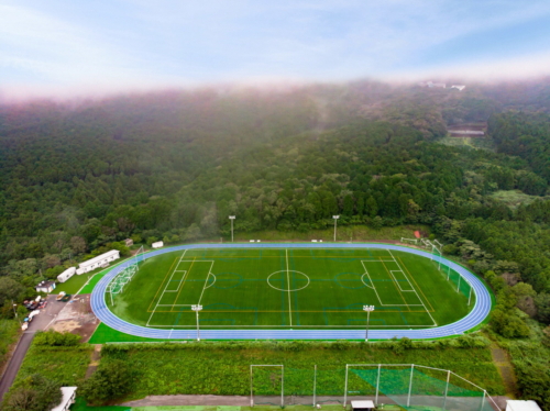 エスプラットフジスパーク 陸上競技場 全景